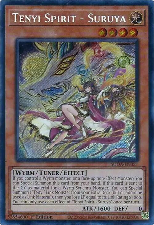 Tenyi Spirit - Suruya [SUDA-EN021] Secret Rare | The CG Realm