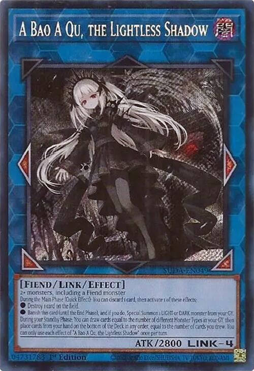 A Bao A Qu, the Lightless Shadow [SUDA-EN049] Secret Rare | The CG Realm