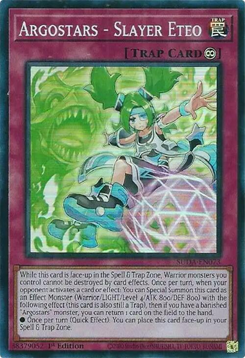 Argostars - Slayer Eteo [SUDA-EN073] Super Rare | The CG Realm