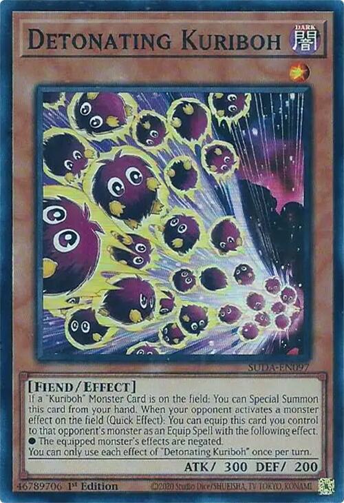 Detonating Kuriboh [SUDA-EN097] Super Rare | The CG Realm