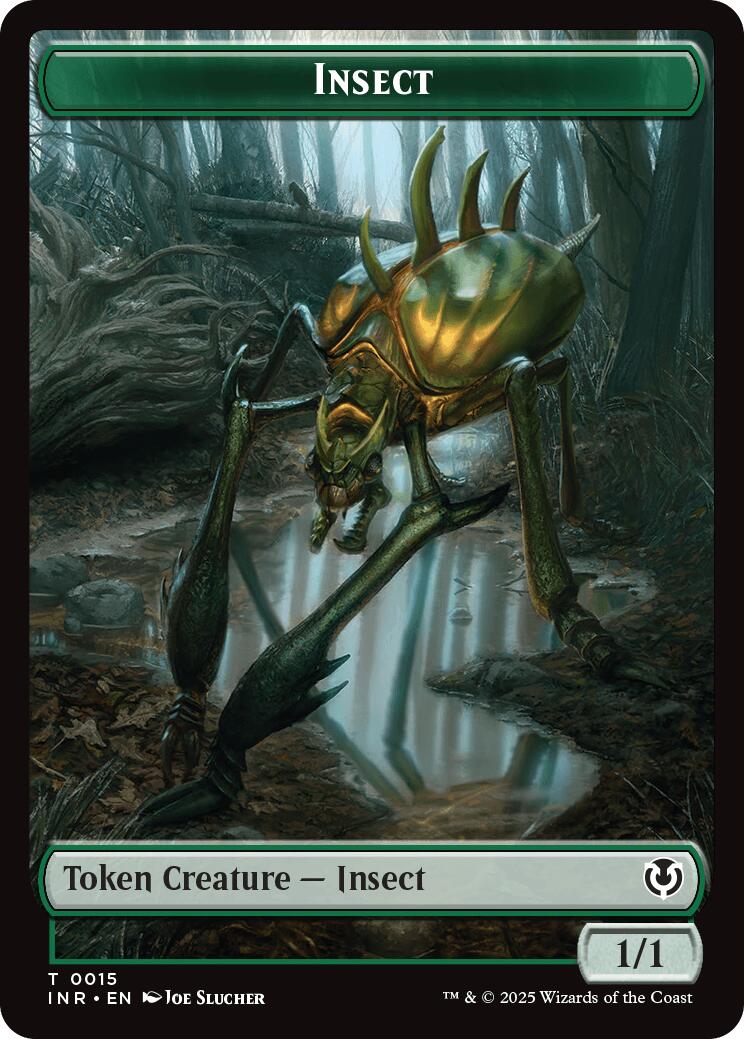 Insect // Spider Double-Sided Token [Innistrad Remastered Tokens] | The CG Realm