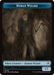 Human Wizard // Emblem - Jace, Unraveler of Secrets Double-Sided Token [Innistrad Remastered Tokens] | The CG Realm