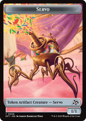 Servo // Thopter (0009) Double-Sided Token [Aetherdrift Tokens] | The CG Realm