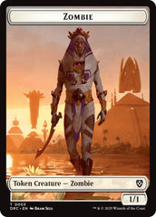 Champion of Wits // Zombie (0003) Double-Sided Token [Aetherdrift Tokens] | The CG Realm