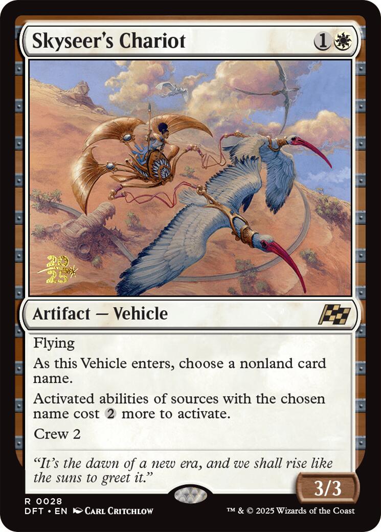 Skyseer's Chariot [Aetherdrift Prerelease Promos] | The CG Realm