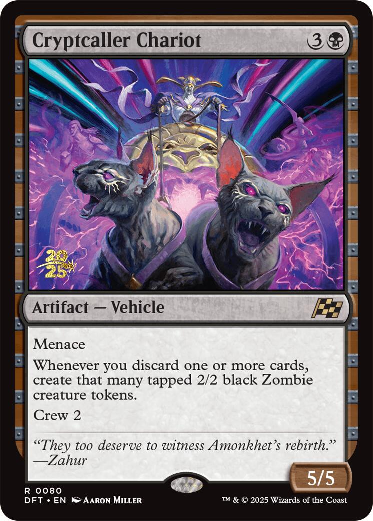 Cryptcaller Chariot [Aetherdrift Prerelease Promos] | The CG Realm