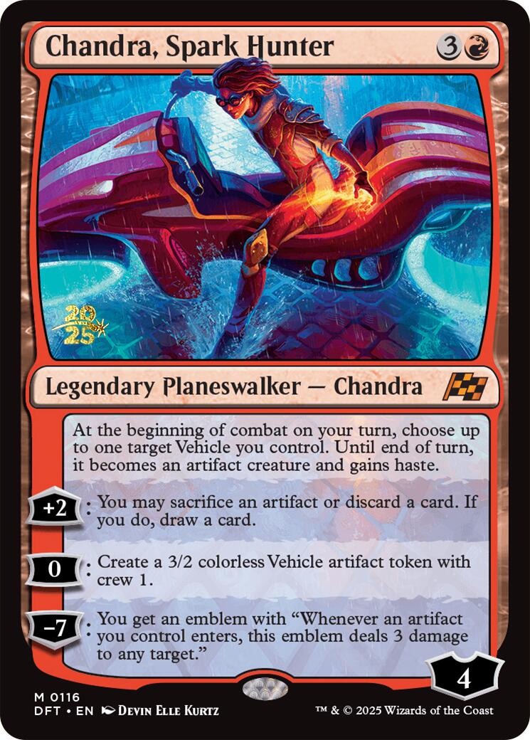 Chandra, Spark Hunter [Aetherdrift Prerelease Promos] | The CG Realm