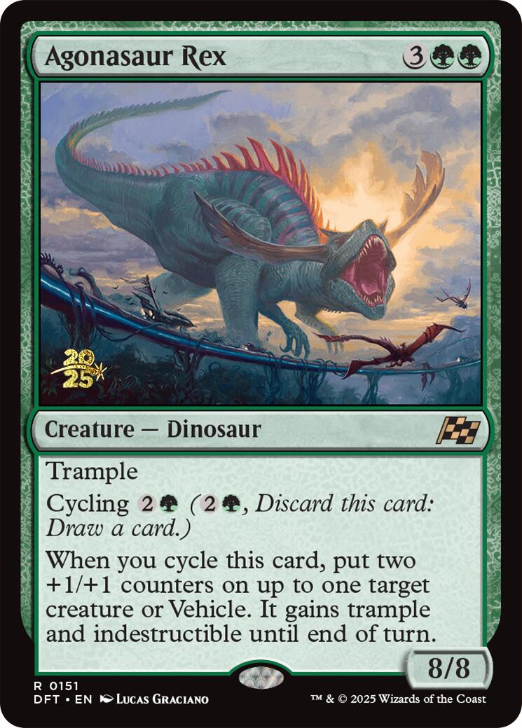 Agonasaur Rex [Aetherdrift Prerelease Promos] | The CG Realm