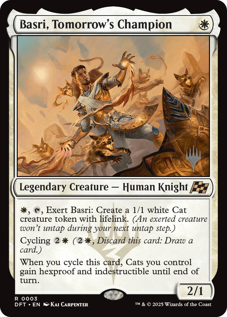 Basri, Tomorrow's Champion [Aetherdrift Promos] | The CG Realm