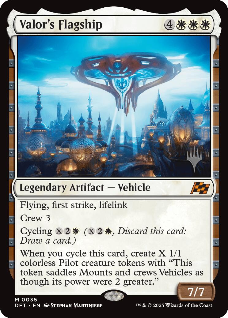 Valor's Flagship [Aetherdrift Promos] | The CG Realm