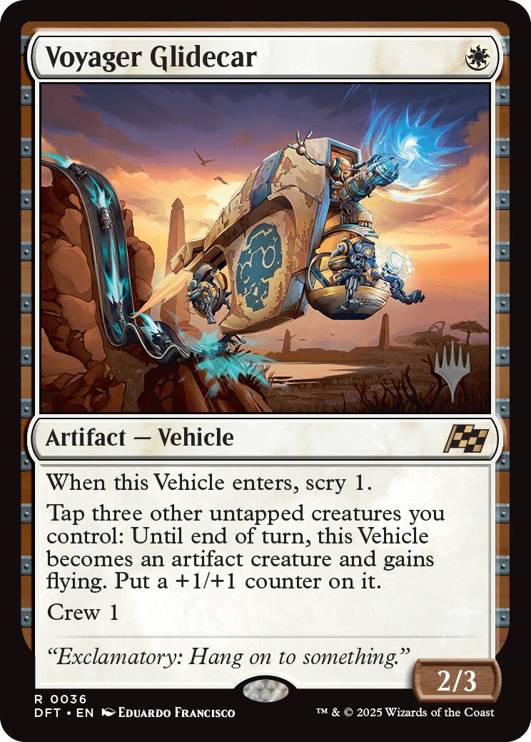 Voyager Glidecar [Aetherdrift Promos] | The CG Realm