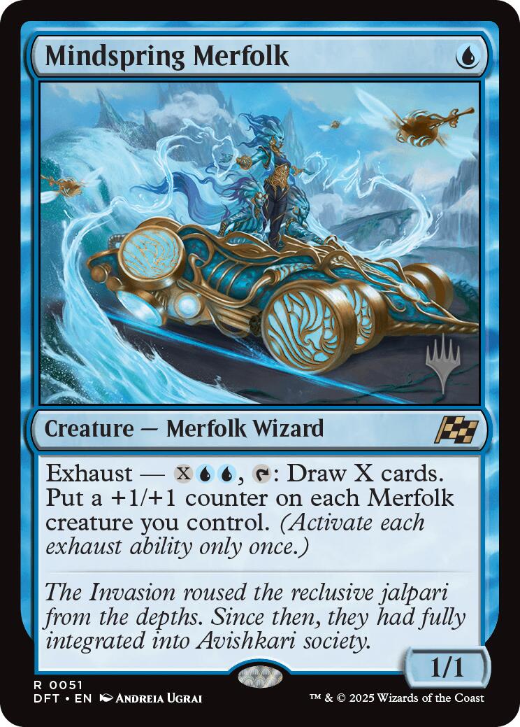 Mindspring Merfolk [Aetherdrift Promos] | The CG Realm