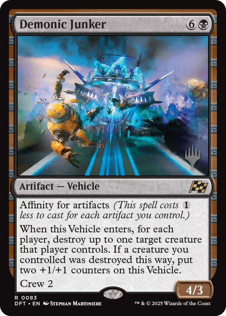 Demonic Junker [Aetherdrift Promos] | The CG Realm