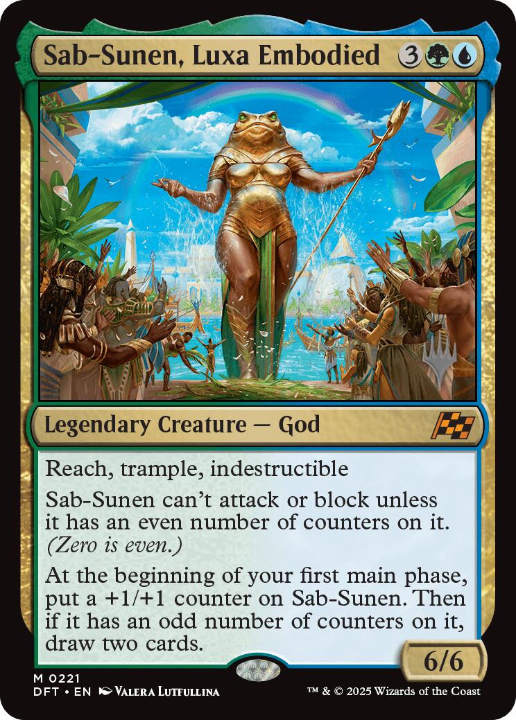 Sab-Sunen, Luxa Embodied (Promo Pack) [Aetherdrift Promos] | The CG Realm