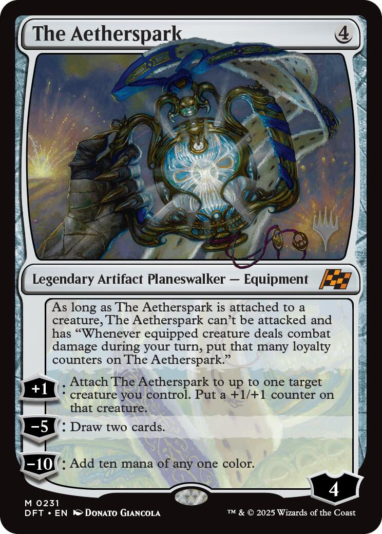 The Aetherspark (Promo Pack) [Aetherdrift Promos] | The CG Realm