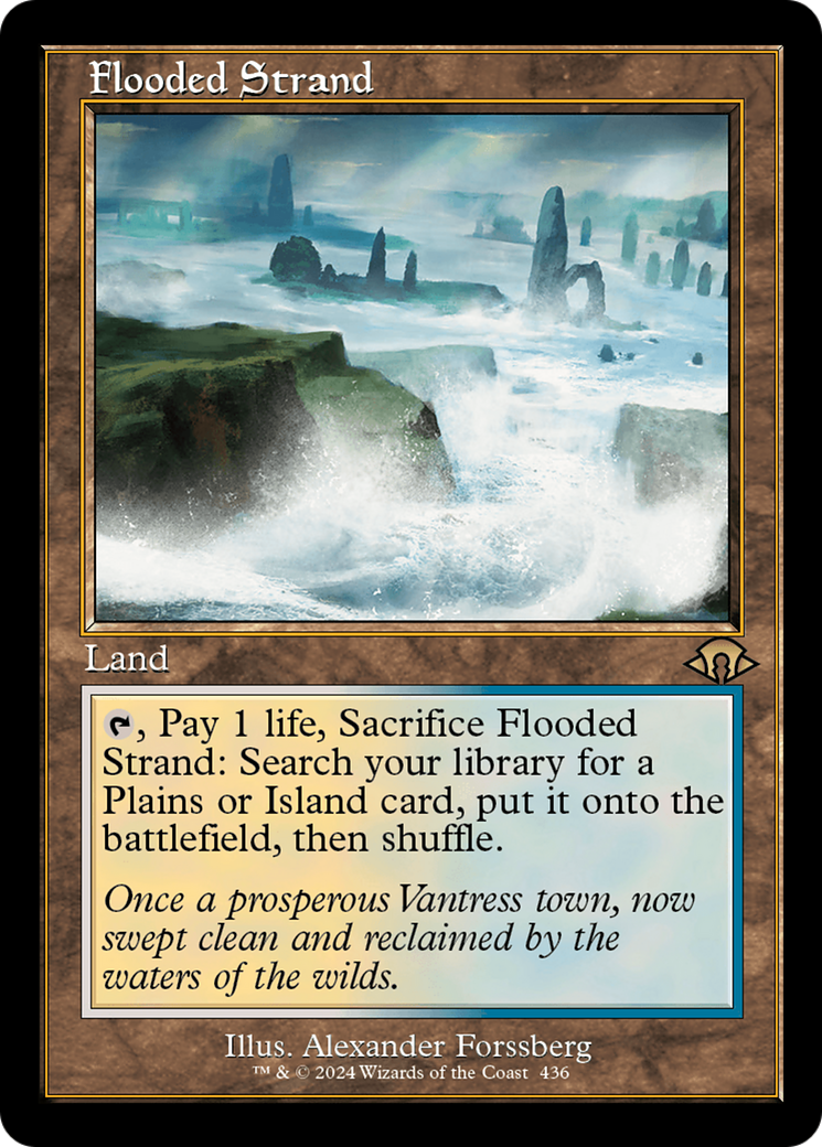 Flooded Strand (Retro) [Modern Horizons 3] | The CG Realm