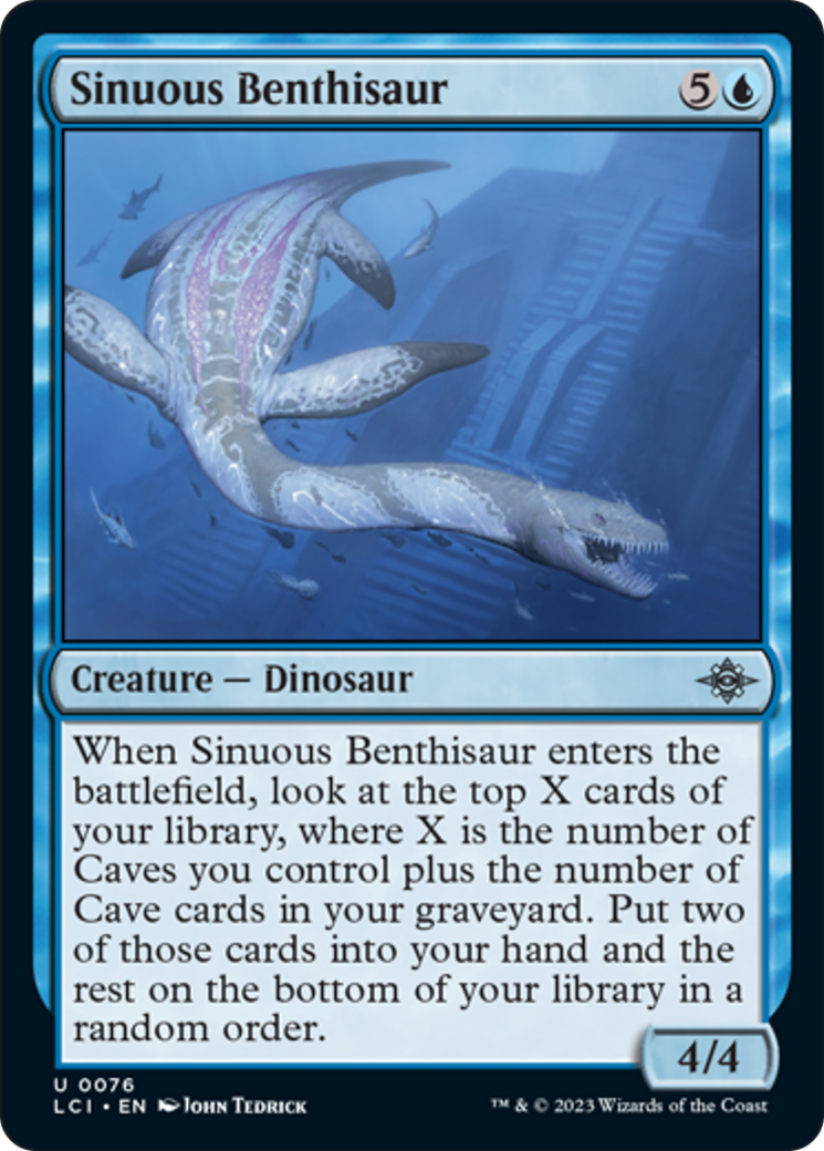 Sinuous Benthisaur [The Lost Caverns of Ixalan] | The CG Realm