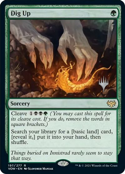 Dig Up (Promo Pack) [Innistrad: Crimson Vow Promos] | The CG Realm