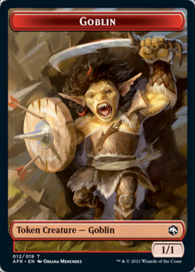 Dungeon of the Mad Mage // Goblin Double-Sided Token [Dungeons & Dragons: Adventures in the Forgotten Realms Tokens] | The CG Realm