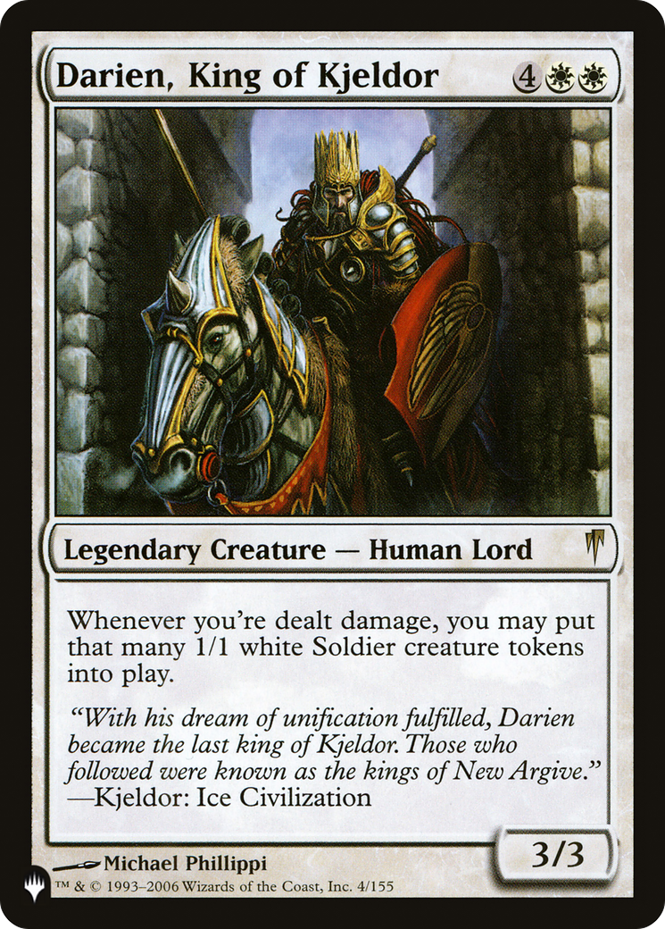 Darien, King of Kjeldor [The List] | The CG Realm