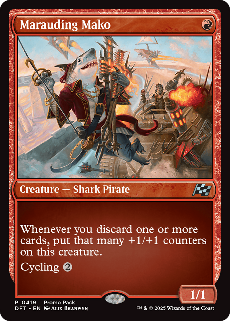 Marauding Mako (Promo Pack) [Aetherdrift Promos] | The CG Realm