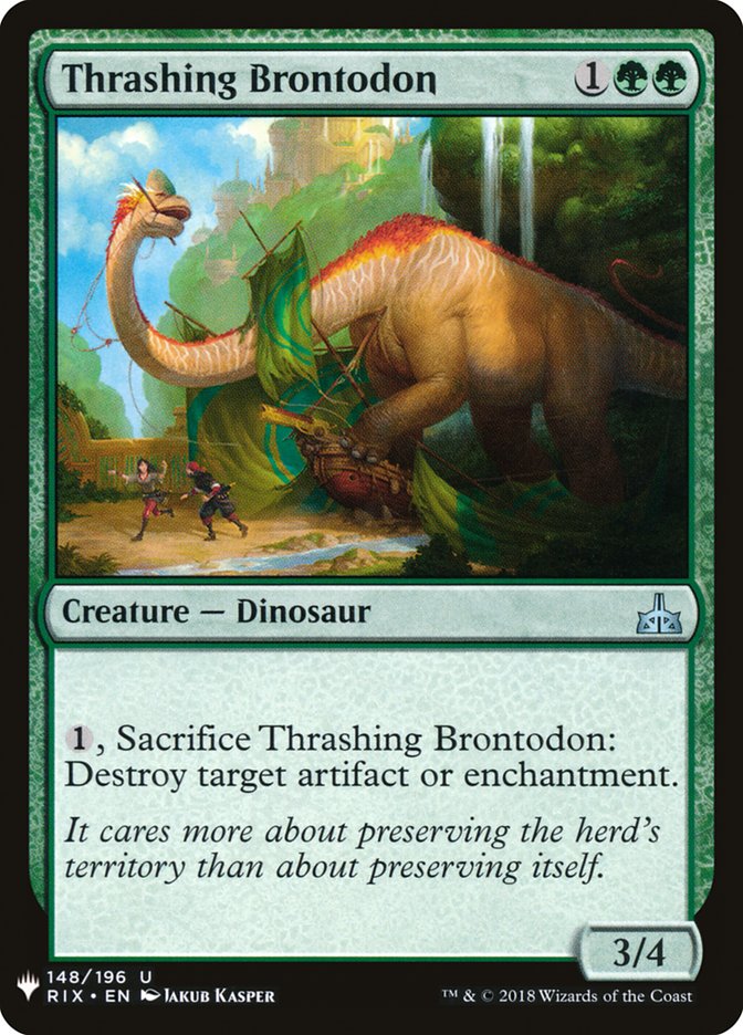 Thrashing Brontodon [Mystery Booster] | The CG Realm