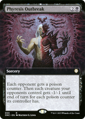 Phyresis Outbreak (Extended Art) [Phyrexia: All Will Be One Commander] | The CG Realm