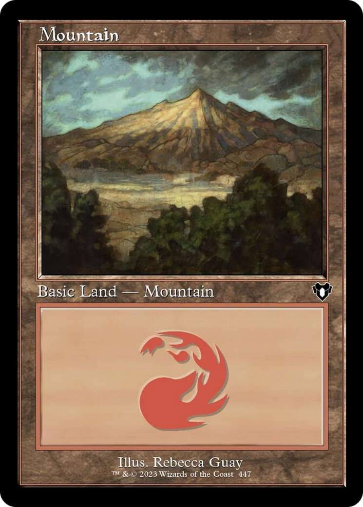 Mountain (447) (Retro) [Commander Masters] | The CG Realm