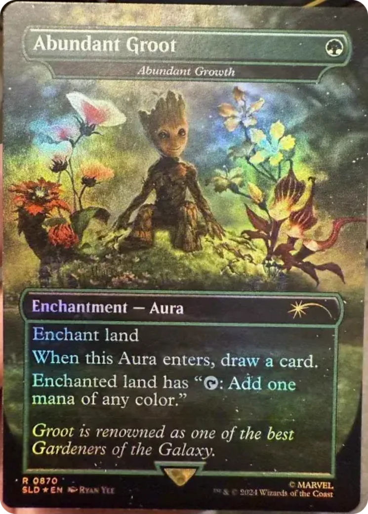 Abundant Groot - Abundant Growth (Rainbow Foil) [Secret Lair Drop Series] | The CG Realm