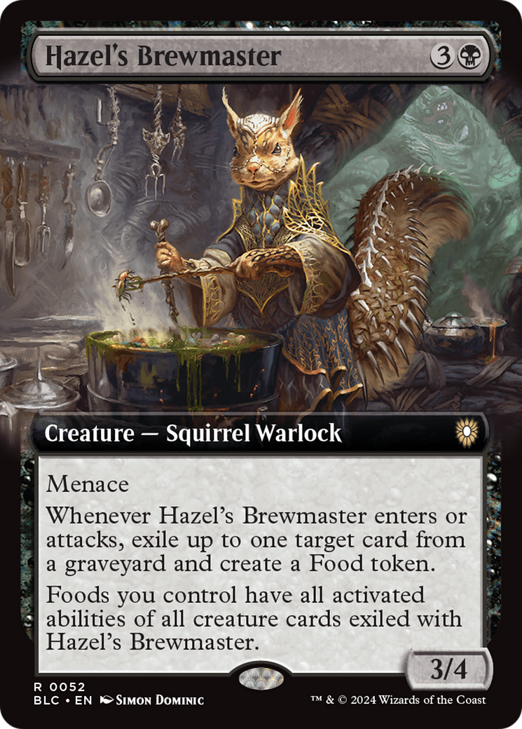 Hazel's Brewmaster (Extended Art) [Bloomburrow Commander] | The CG Realm