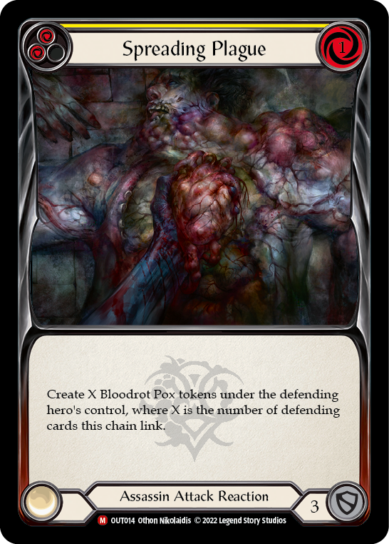 Spreading Plague [OUT014] (Outsiders)  Rainbow Foil | The CG Realm