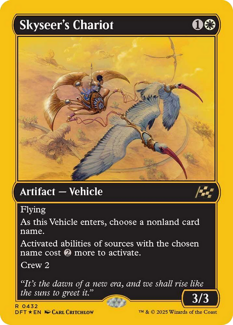 Skyseer's Chariot (First-Place Foil) [Aetherdrift] | The CG Realm