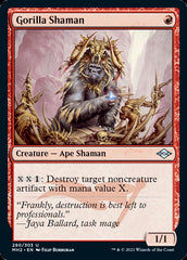 Gorilla Shaman (Foil Etched) [Modern Horizons 2] | The CG Realm