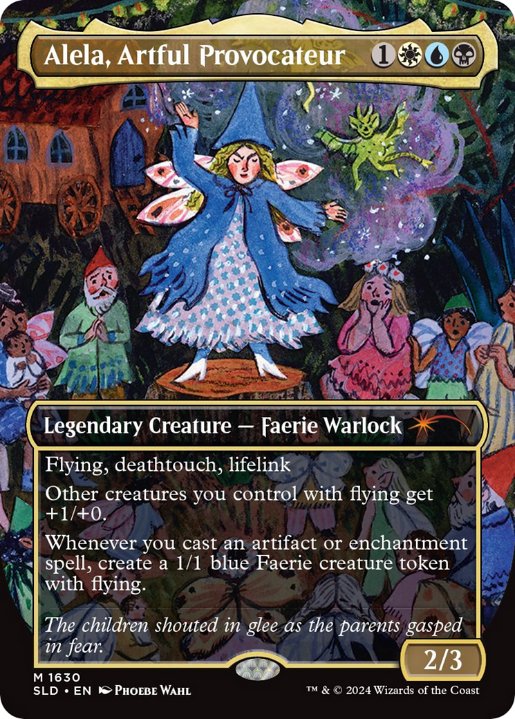 Alela, Artful Provocateur (1630) (Rainbow Foil) [Secret Lair Drop Series] | The CG Realm