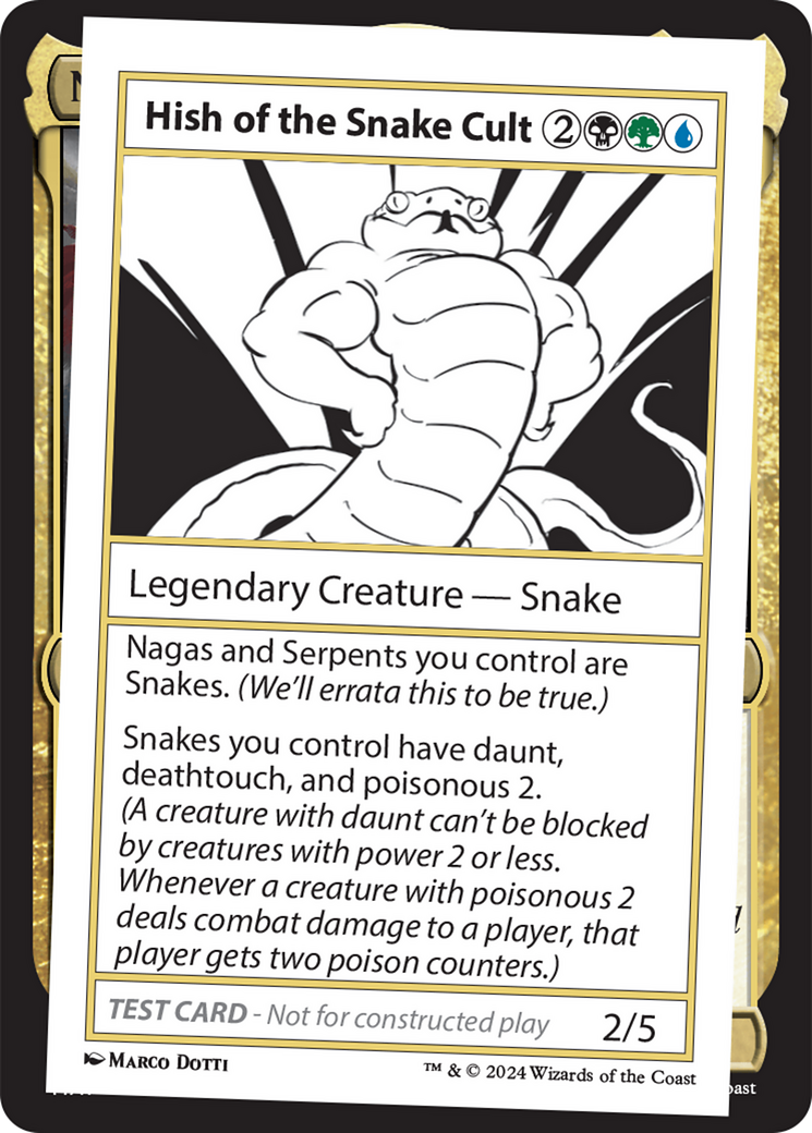 Hish of the Snake Cult [Mystery Booster 2 Playtest Cards] | The CG Realm