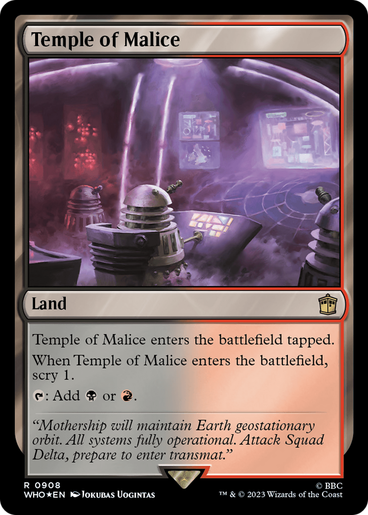 Temple of Malice (Surge Foil) [Doctor Who] | The CG Realm