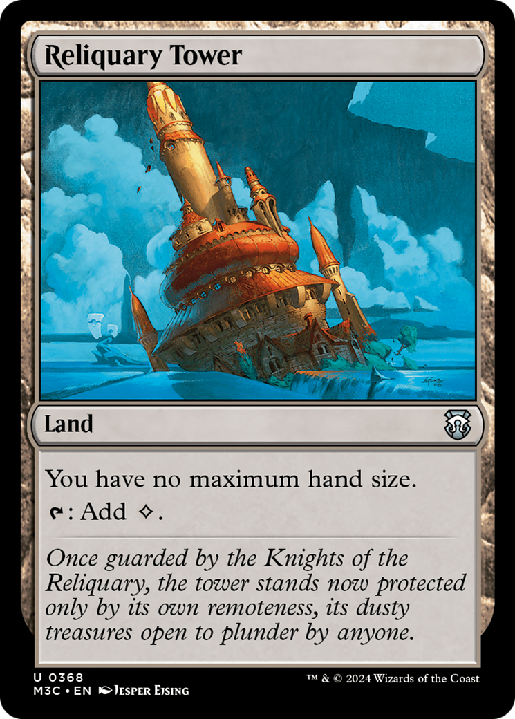 Reliquary Tower (Ripple Foil) [Modern Horizons 3 Commander] | The CG Realm