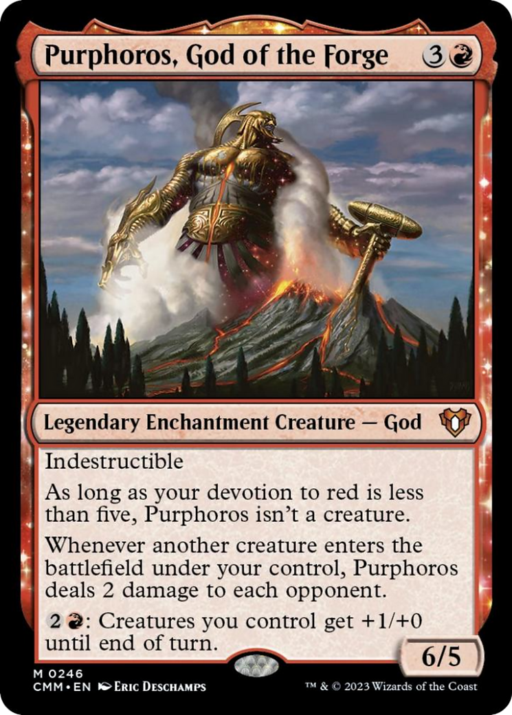 Purphoros, God of the Forge [Commander Masters] | The CG Realm