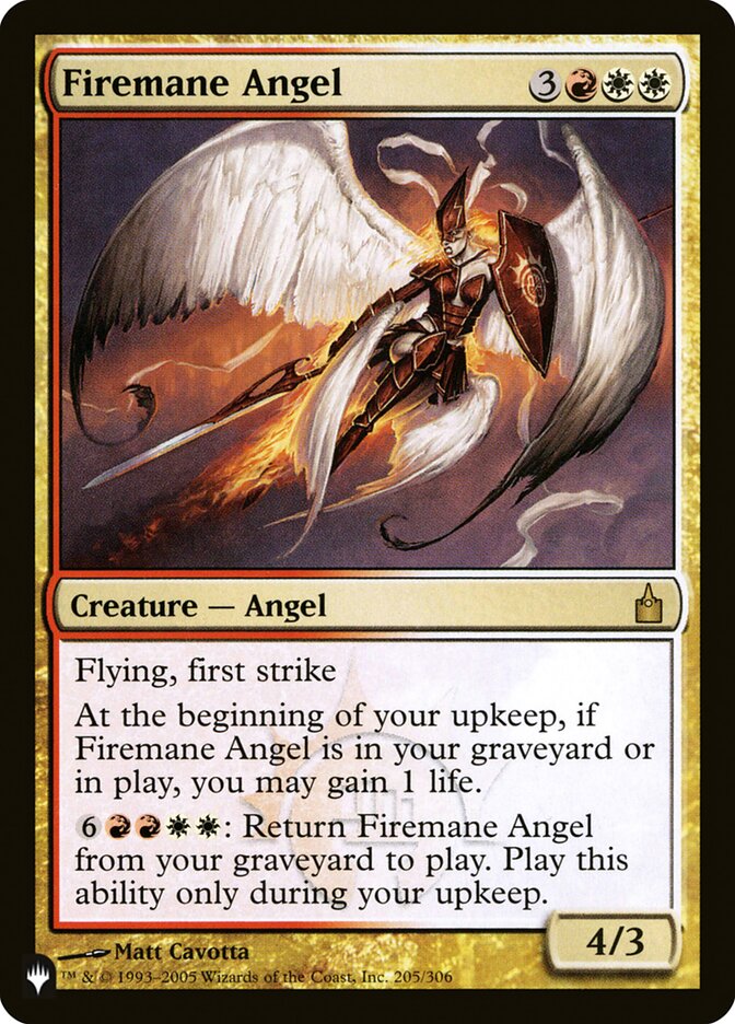 Firemane Angel [The List] | The CG Realm