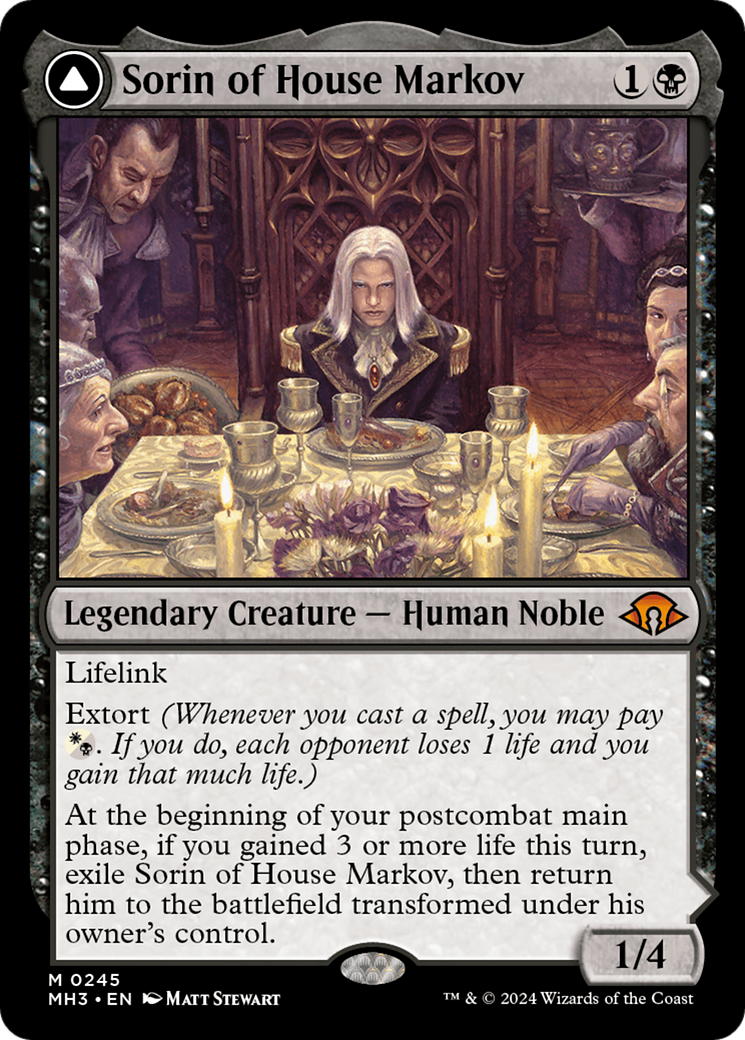 Sorin of House Markov // Sorin, Ravenous Neonate [Modern Horizons 3] | The CG Realm