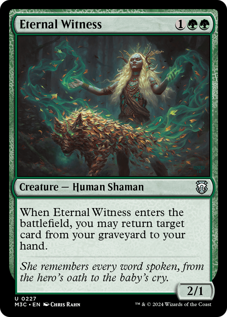 Eternal Witness [Modern Horizons 3 Commander] | The CG Realm