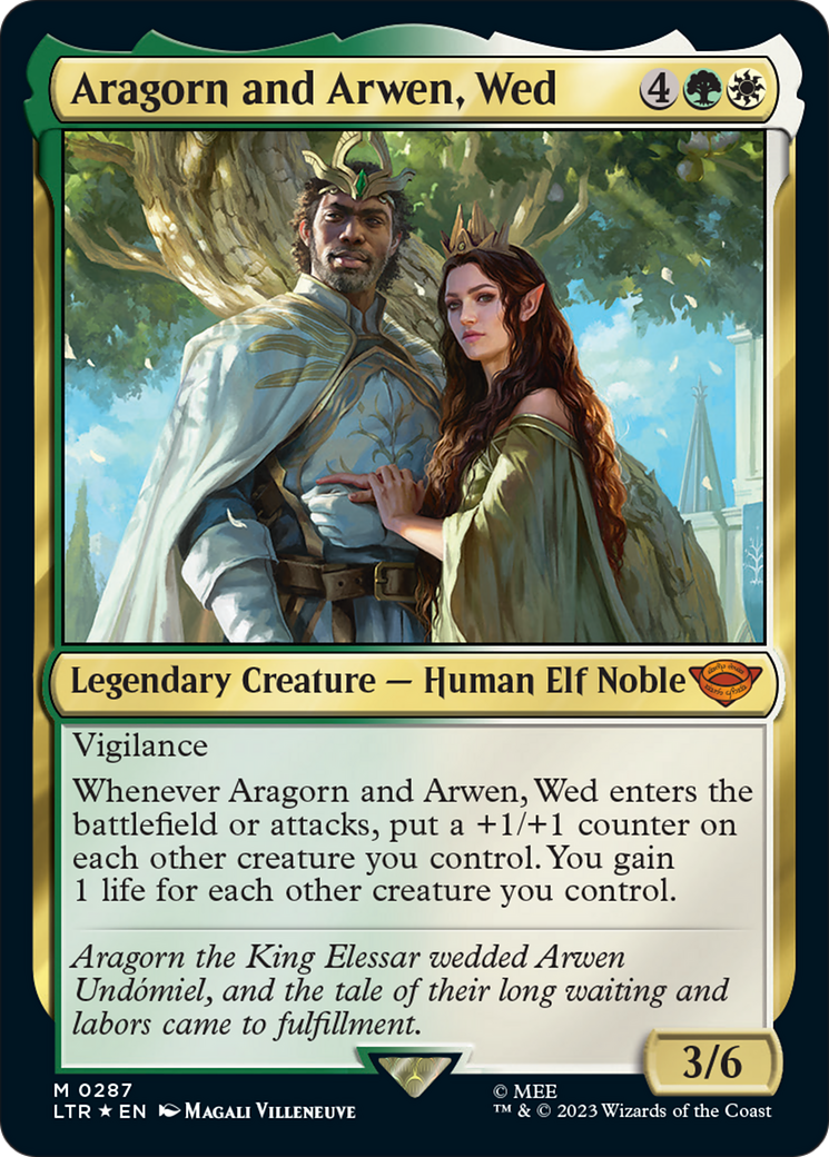 Aragorn and Arwen, Wed [The Lord of the Rings: Tales of Middle-Earth] | The CG Realm