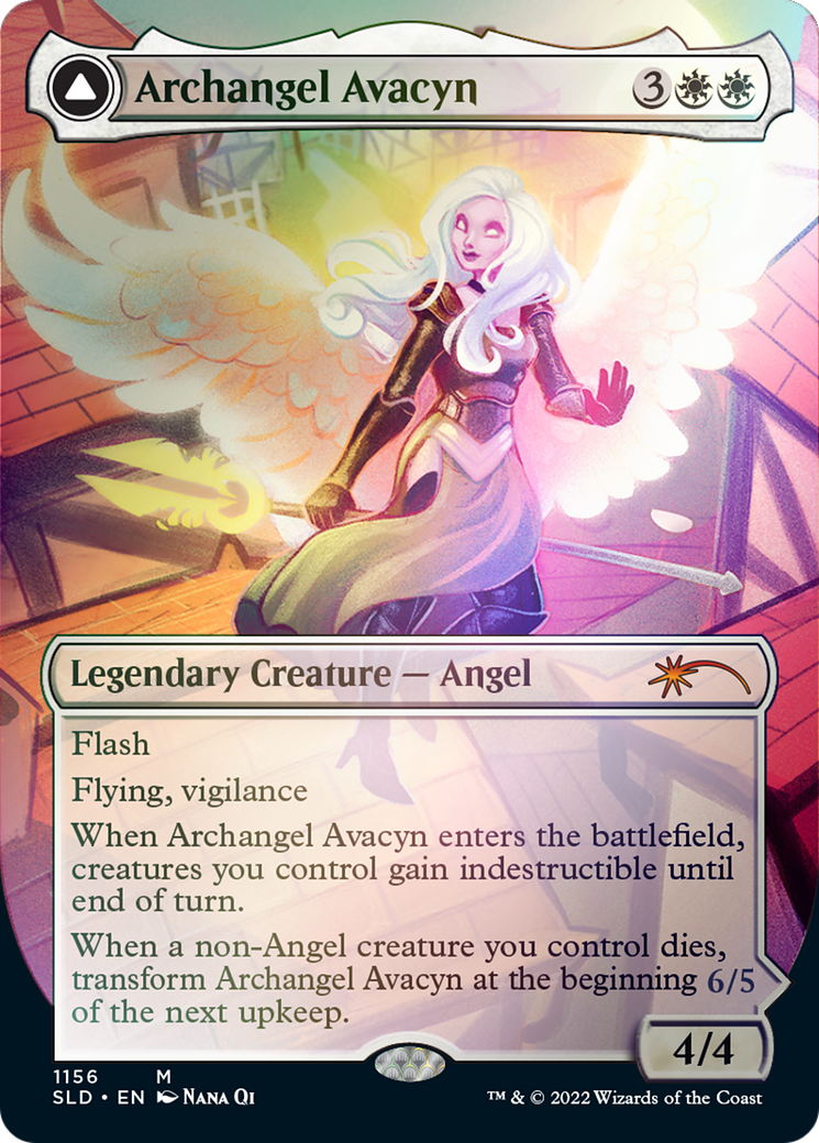 Archangel Avacyn // Avacyn, the Purifier (Borderless) [Secret Lair: From Cute to Brute] | The CG Realm