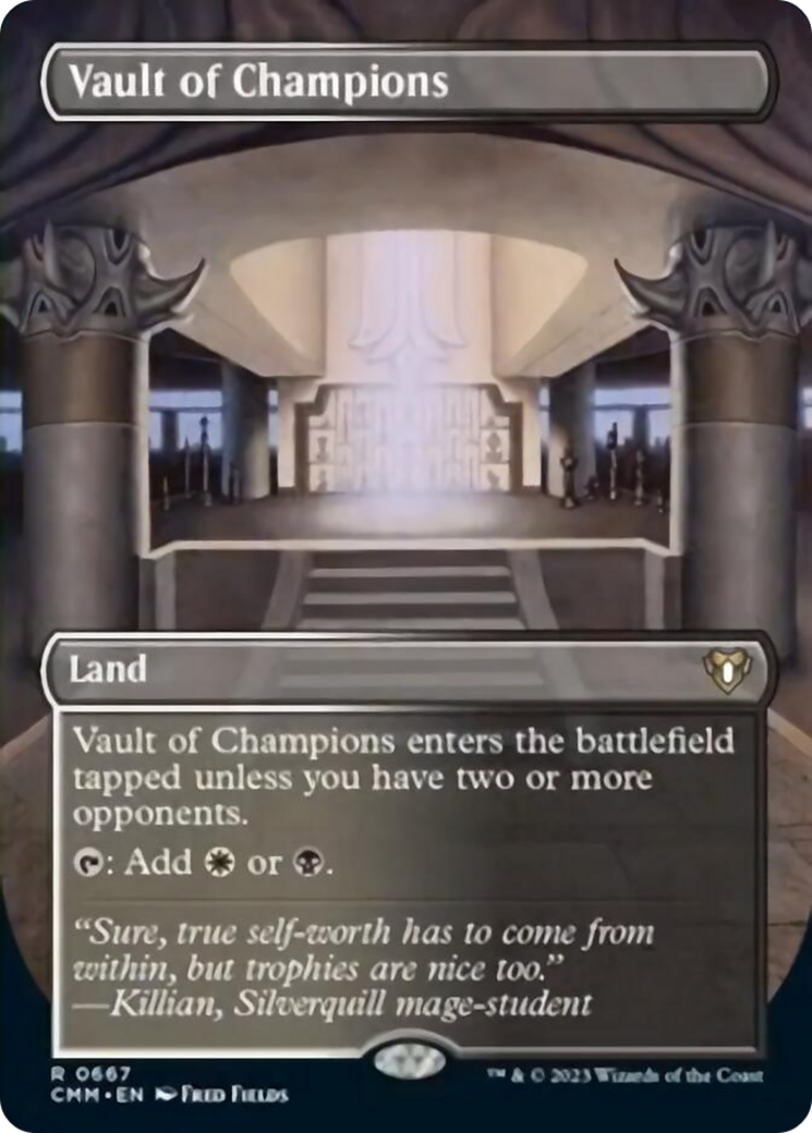 Vault of Champions (Borderless Alternate Art) [Commander Masters] | The CG Realm