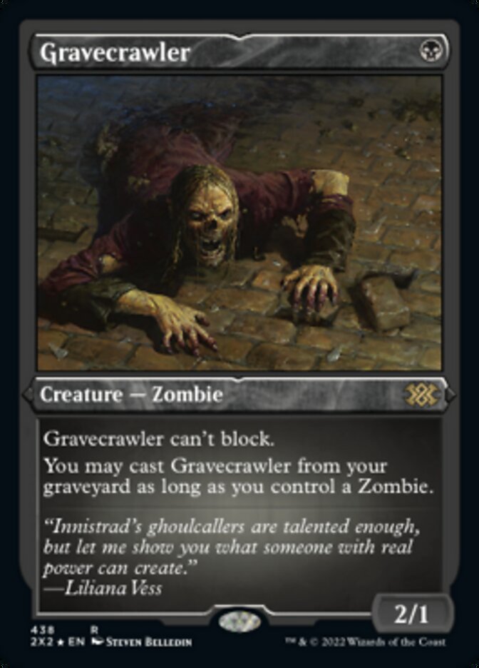 Gravecrawler (Foil Etched) [Double Masters 2022] | The CG Realm