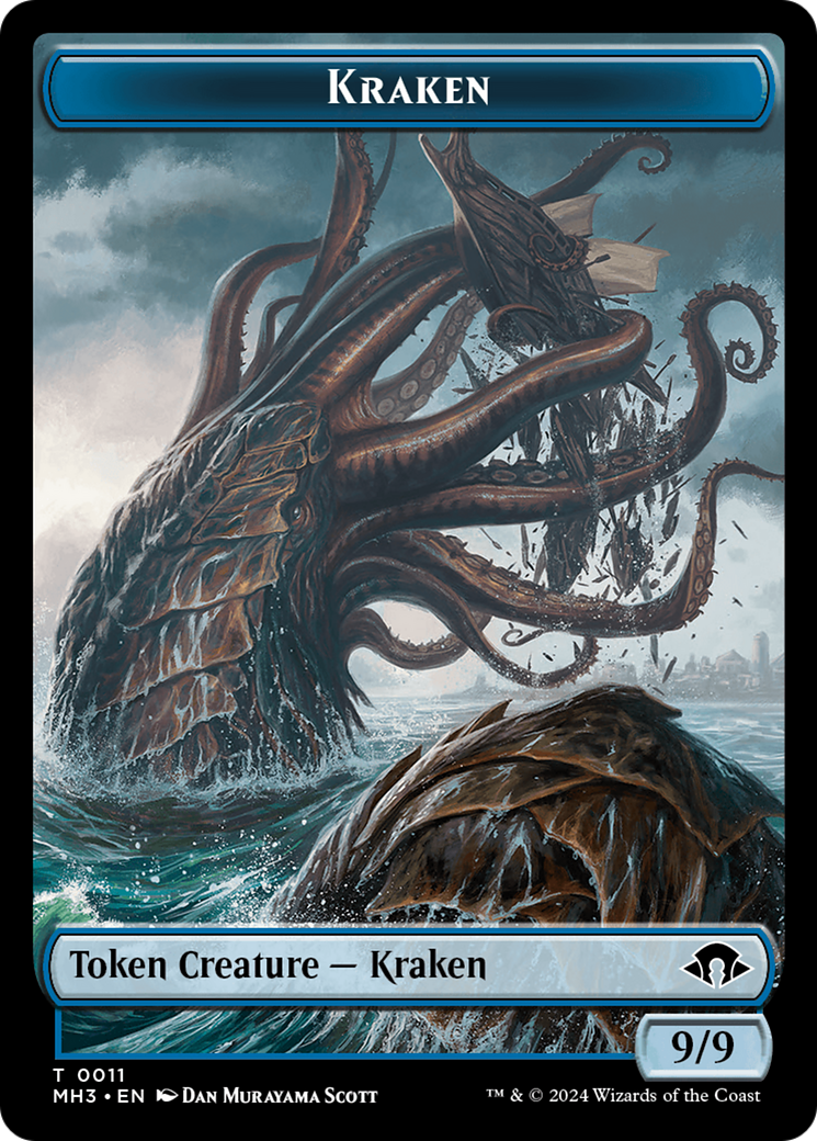 Kraken // Energy Reserve Double-Sided Token [Modern Horizons 3 Tokens] | The CG Realm