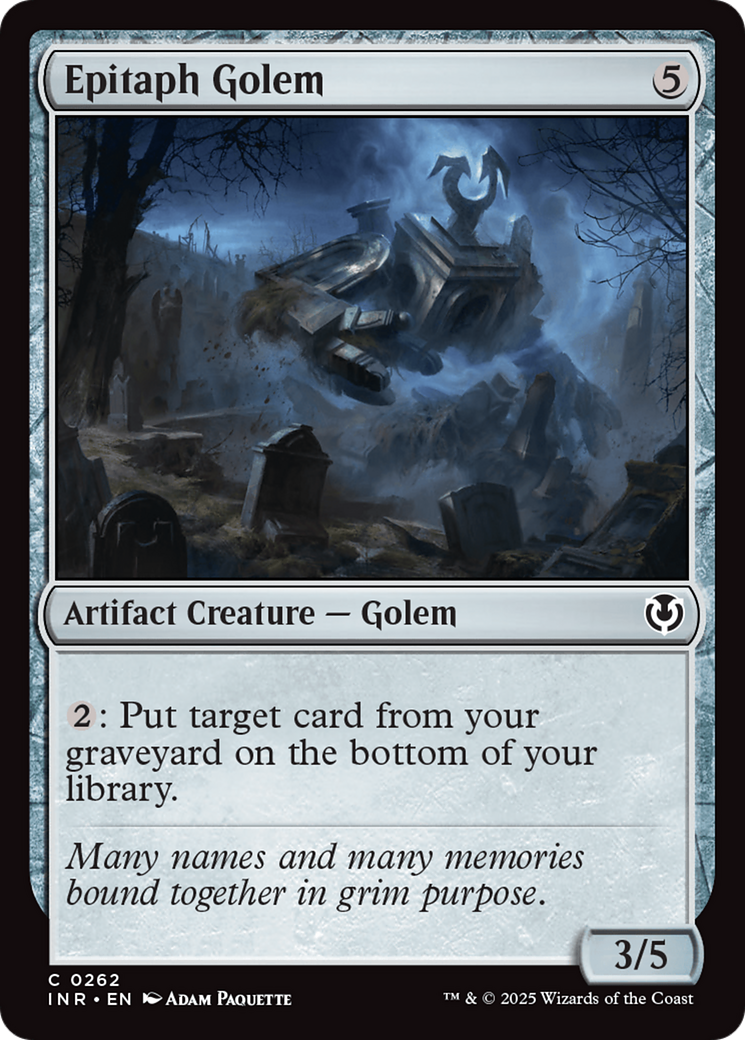 Epitaph Golem [Innistrad Remastered] | The CG Realm