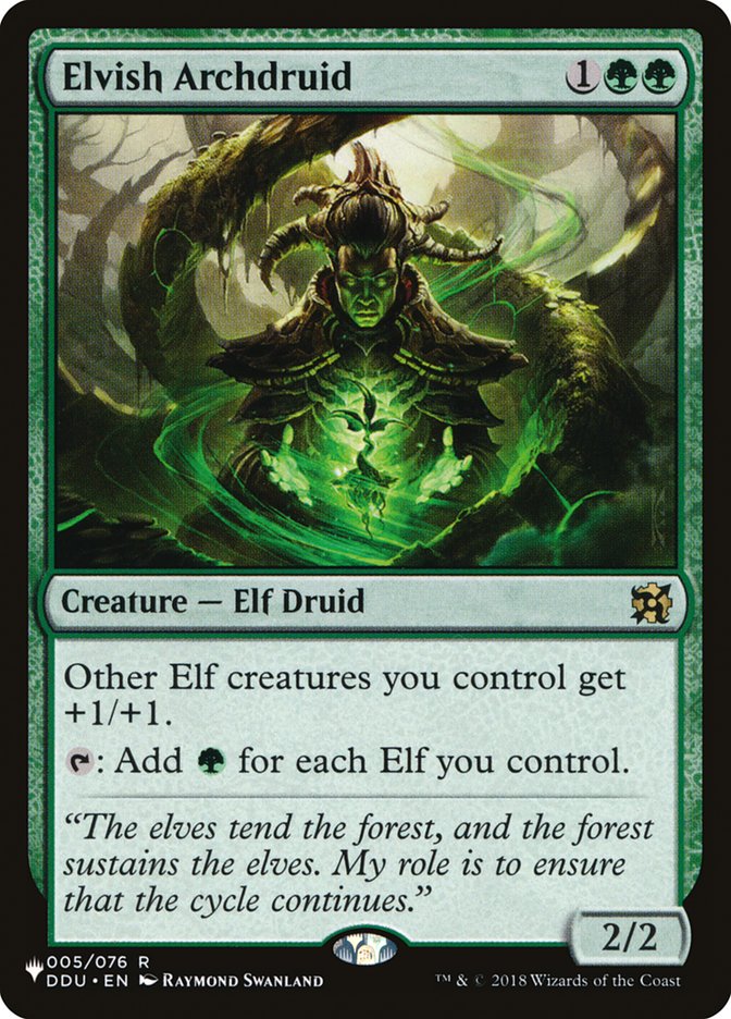 Elvish Archdruid [The List] | The CG Realm