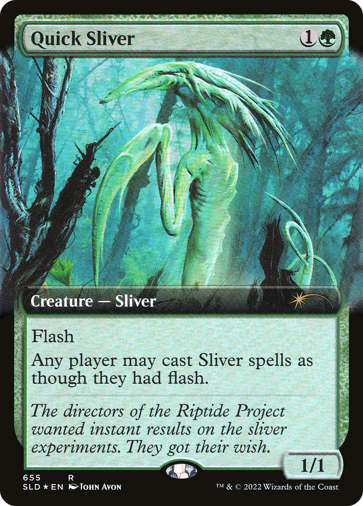 Quick Sliver (Extended Art) [Secret Lair Drop Promos] | The CG Realm