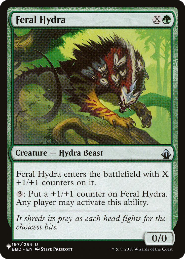 Feral Hydra [The List] | The CG Realm